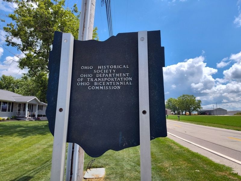 Burkettsville Marker. Click for full size. Burkettsville Marker image. Click for full size.