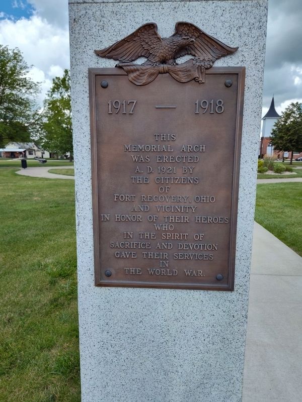 Memorial Arch Marker image. Click for full size.