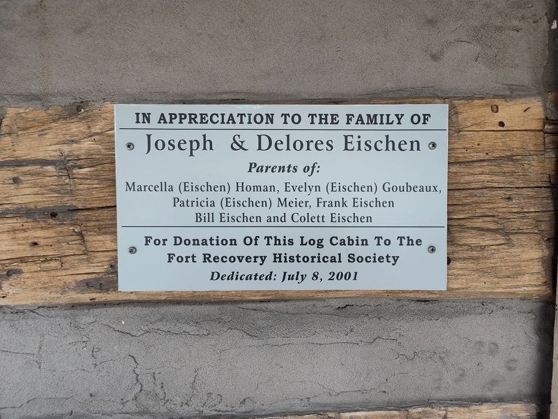 Background of the Log Home and Original Owners Marker. Click for full size. Background of the Log Home and Original Owners Marker image. Click for full size.