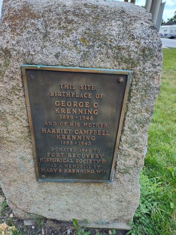 Background of the Log Home and Original Owners Marker. Click for full size. Background of the Log Home and Original Owners Marker image. Click for full size.