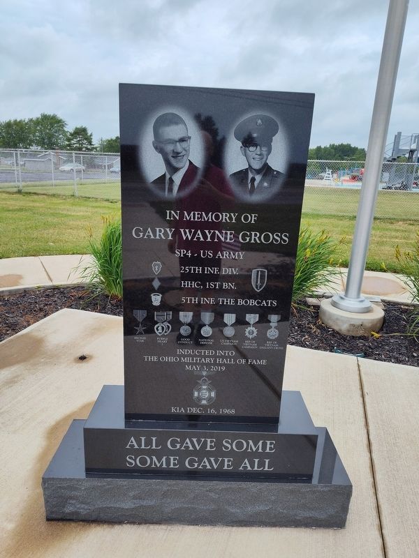 Gary Wayne Gross Marker. Click for full size. Gary Wayne Gross Marker image. Click for full size.