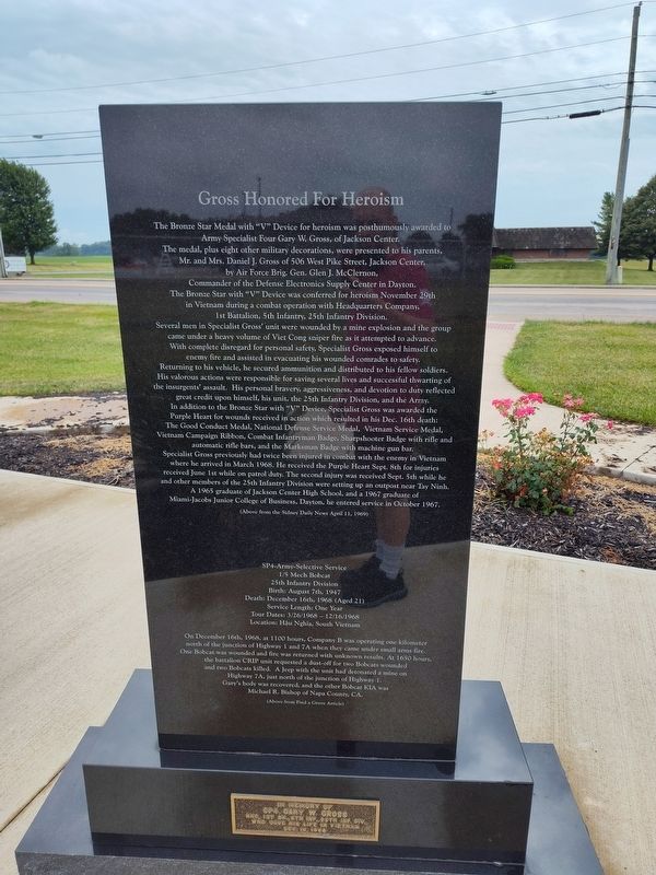 Gary Wayne Gross Marker. Click for full size. Gary Wayne Gross Marker image. Click for full size.