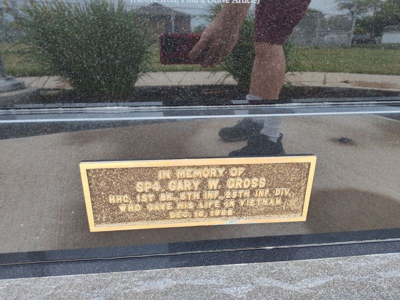 Gary Wayne Gross Marker. Click for full size. Gary Wayne Gross Marker image. Click for full size.