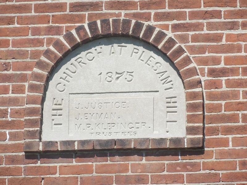 The Church at Pleasant Hill detail. Click for full size. The Church at Pleasant Hill detail image. Click for full size.