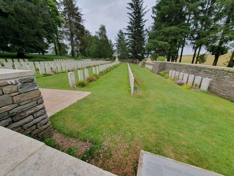 ‘Y’ Ravine Cemetery Marker. Click for full size. ‘Y’ Ravine Cemetery Marker image. Click for full size.