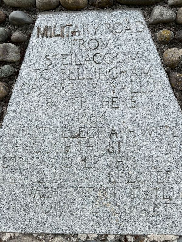 Puyallup River Crossing Marker - South Side Plaque. Click for full size. Puyallup River Crossing Marker - South Side Plaque image. Click for full size.