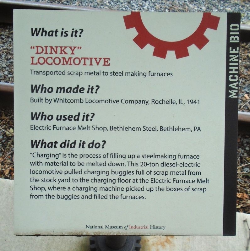 "Dinky" Locomotive Marker. Click for full size. "Dinky" Locomotive Marker image. Click for full size.