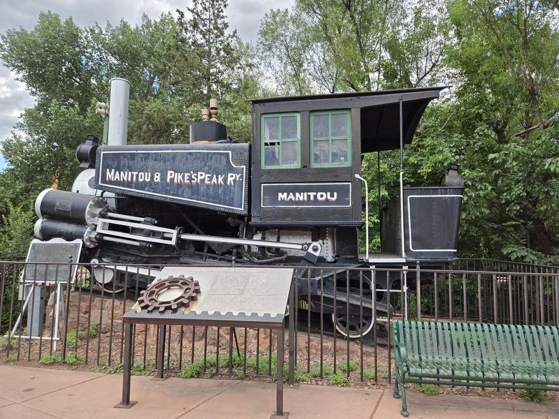 Manitou and Pike's Peak Cog Railway Locomotive #2. Click for full size. Manitou and Pike's Peak Cog Railway Locomotive #2 image. Click for full size.