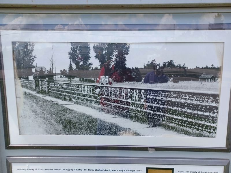 History of the Bottle Fence Marker � photo of the bottle fence image. Click for full size.