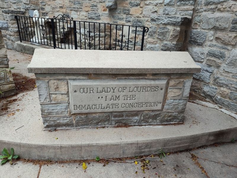 Our Lady of Lourdes Veterans Memorial. Click for full size. Our Lady of Lourdes Veterans Memorial image. Click for full size.