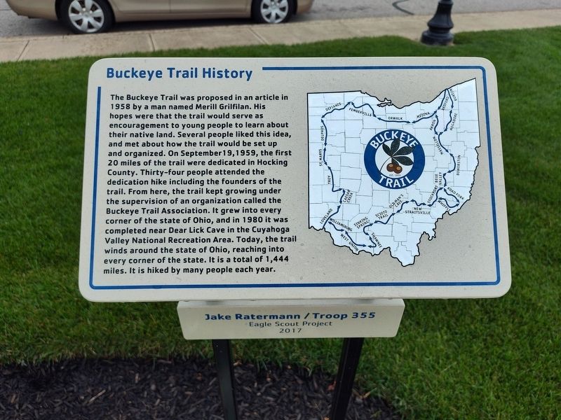 Buckeye Trail History Marker image. Click for full size.
