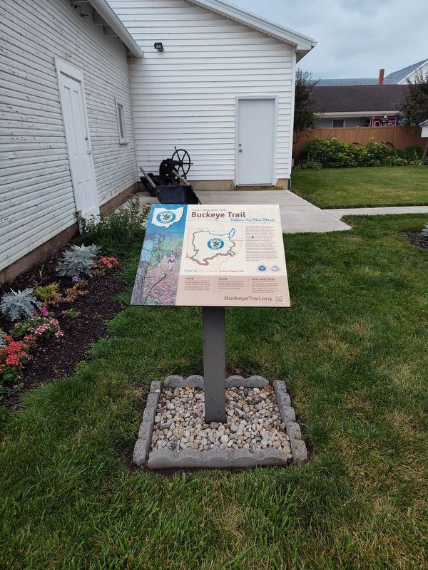 You Are On The Buckeye Trail Marker. Click for full size. You Are On The Buckeye Trail Marker image. Click for full size.