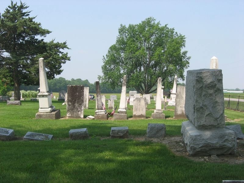 Portion of Delphi Cemetery. Click for full size. Portion of Delphi Cemetery image. Click for full size.