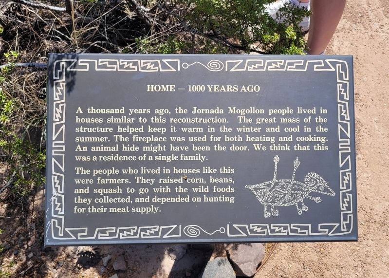 Home - 1000 Years Ago Marker. Click for full size. Home - 1000 Years Ago Marker image. Click for full size.