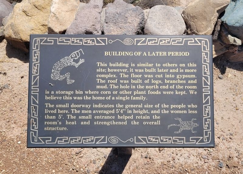 Building of a Later Period Marker. Click for full size. Building of a Later Period Marker image. Click for full size.