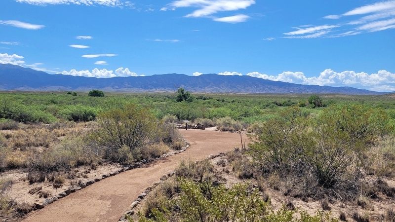 The view of the Building of a Later Period Marker along the trail. Click for full size. The view of the Building of a Later Period Marker along the trail image. Click for full size.