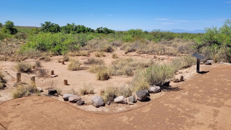 The Adobe Surface House and Marker. Click for full size. The Adobe Surface House and Marker image. Click for full size.