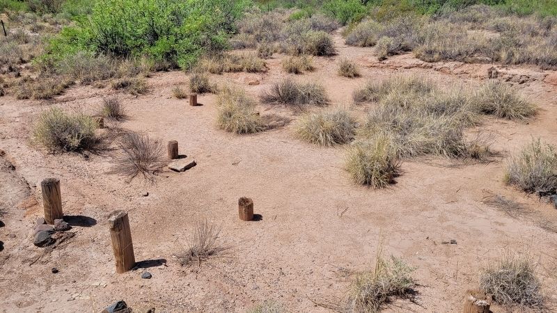 Closeup view of the Adobe Surface House. Click for full size. Closeup view of the Adobe Surface House image. Click for full size.