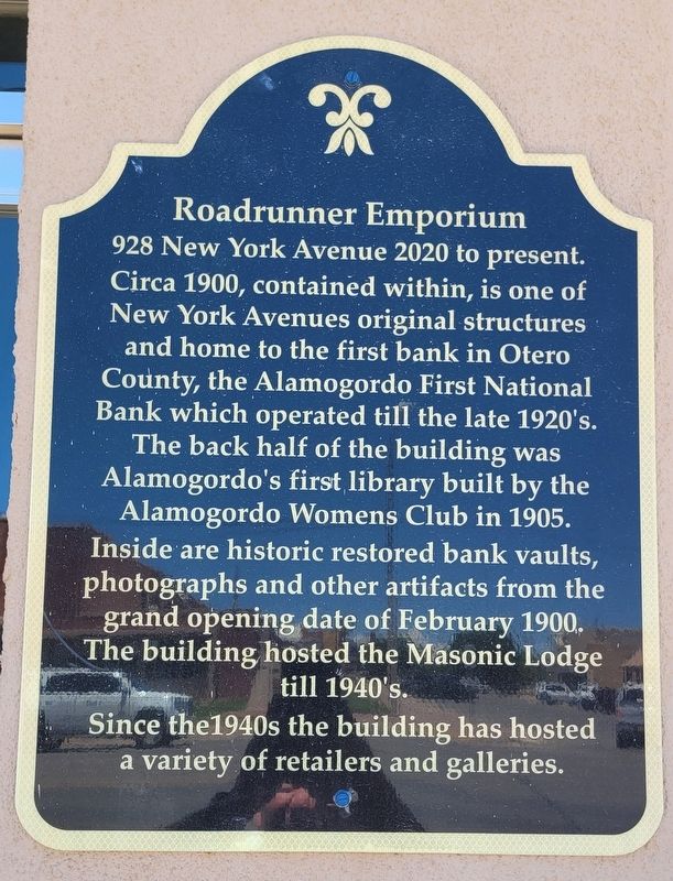 Roadrunner Emporium Marker image. Click for full size.