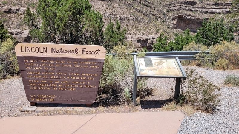 Fresnal Shelter: a Prehistoric Campsite Marker. Click for full size. Fresnal Shelter: a Prehistoric Campsite Marker image. Click for full size.