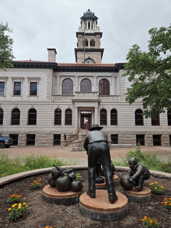 Venetucci pumpkin patch statue in front of Pioneer Museum building. Click for full size. Venetucci pumpkin patch statue in front of Pioneer Museum building image. Click for full size.