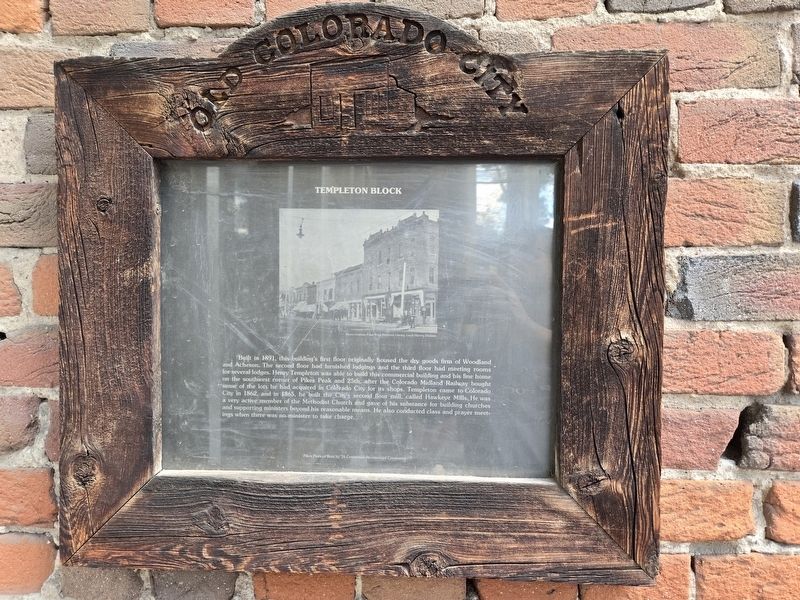 Templeton Block Marker. Click for full size. Templeton Block Marker image. Click for full size.