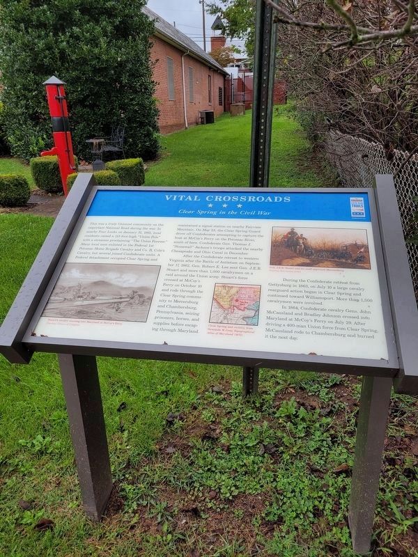 Vital Crossroads Marker (new location) image. Click for full size.