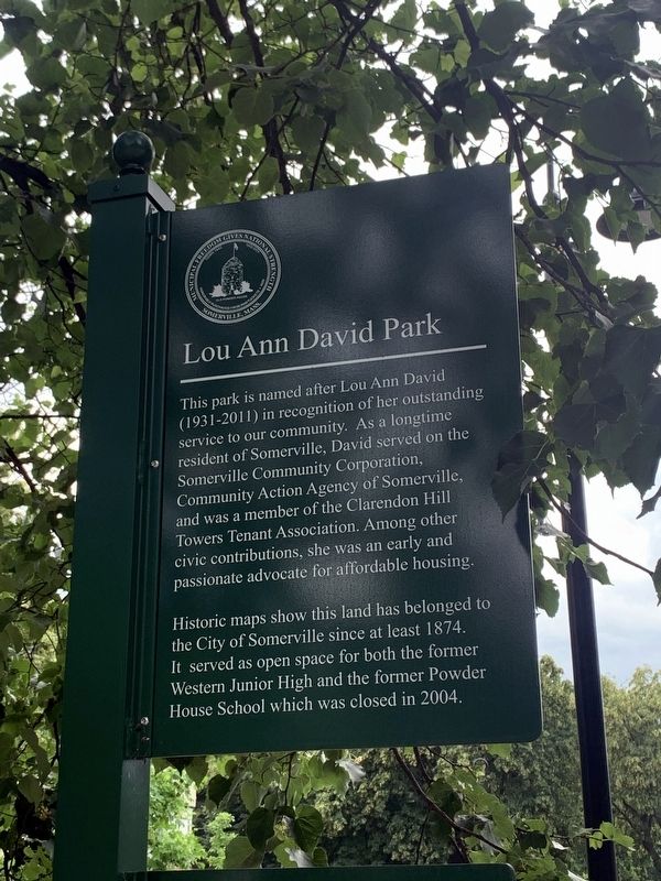 Lou Ann David Park Marker. Click for full size. Lou Ann David Park Marker image. Click for full size.