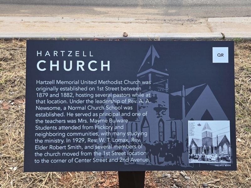 Hartzell Church Marker. Click for full size. Hartzell Church Marker image. Click for full size.