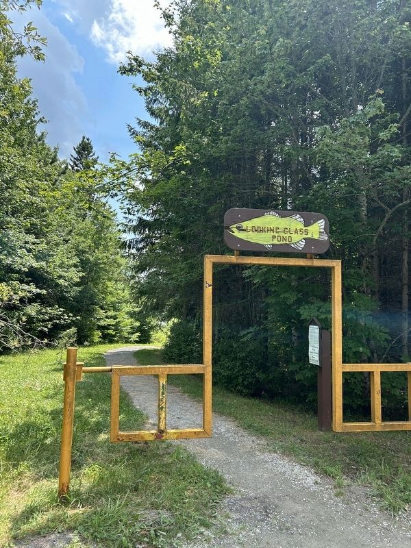 Looking Glass Pond Trailhead. Click for full size. Looking Glass Pond Trailhead image. Click for full size.