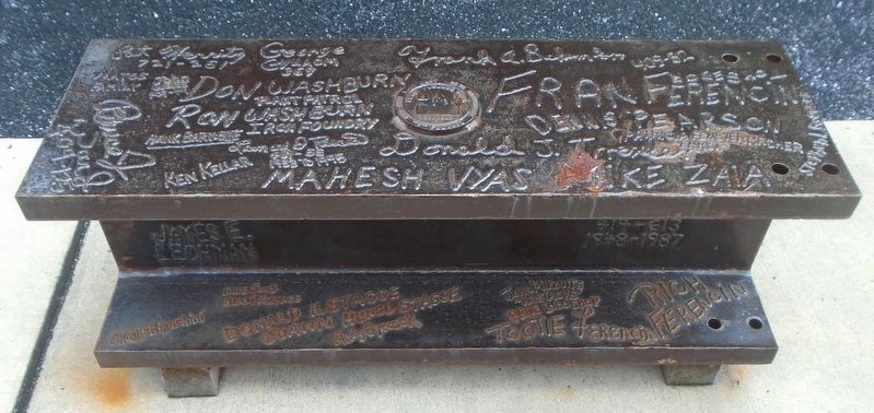 I-Beam Last Cast 25th Anniversary Memorial image. Click for full size.
