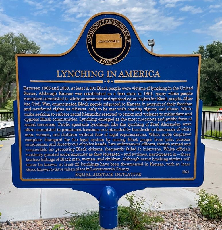 Lynching in America Marker image. Click for full size.