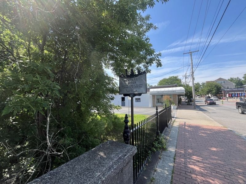 Pawtuxet River Marker. Click for full size. Pawtuxet River Marker image. Click for full size.
