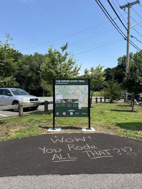 Empire State Trail Marker. Click for full size. Empire State Trail Marker image. Click for full size.