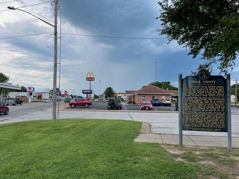 Looking south from the marker onto Springfield Ave.. Click for full size. Looking south from the marker onto Springfield Ave. image. Click for full size.