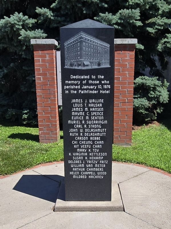 Hotel Pathfinder Memorial image. Click for full size.