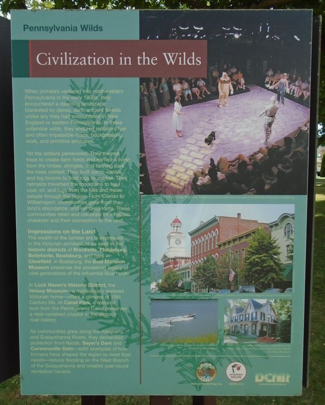 Civilization in the Wilds Marker. Click for full size. Civilization in the Wilds Marker image. Click for full size.