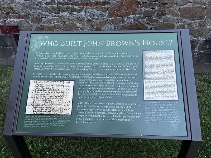 Who Built John Brown's House? Marker image. Click for full size.