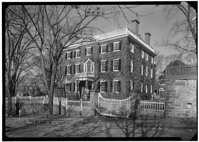 John Brown House (1937), image courtesy of the Historic American Buildings Survey image. Click for full size.