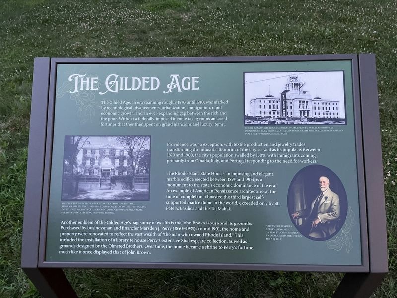 The Gilded Age Marker. Click for full size. The Gilded Age Marker image. Click for full size.