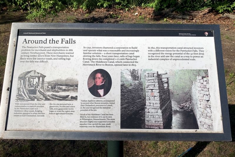 Around the Falls Marker. Click for full size. Around the Falls Marker image. Click for full size.