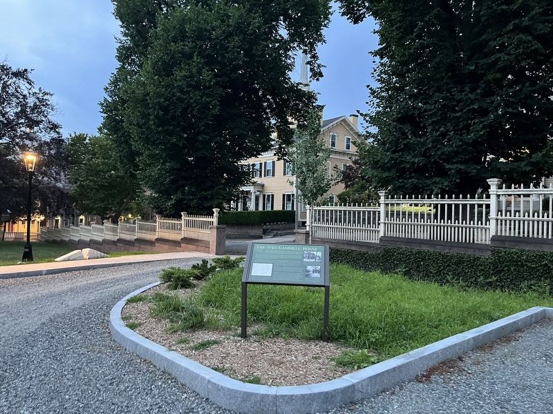 The Ives-Gammell House Marker. Click for full size. The Ives-Gammell House Marker image. Click for full size.