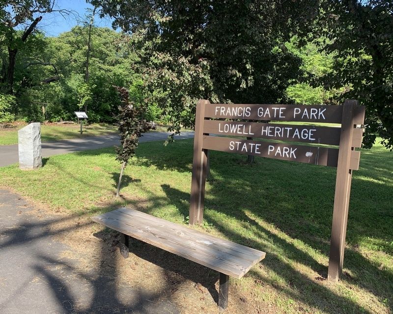 Pawtucket Street entrance to Francis Gate Park. Click for full size. Pawtucket Street entrance to Francis Gate Park image. Click for full size.