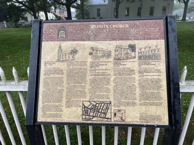 Trinity Church Marker. Click for full size. Trinity Church Marker image. Click for full size.