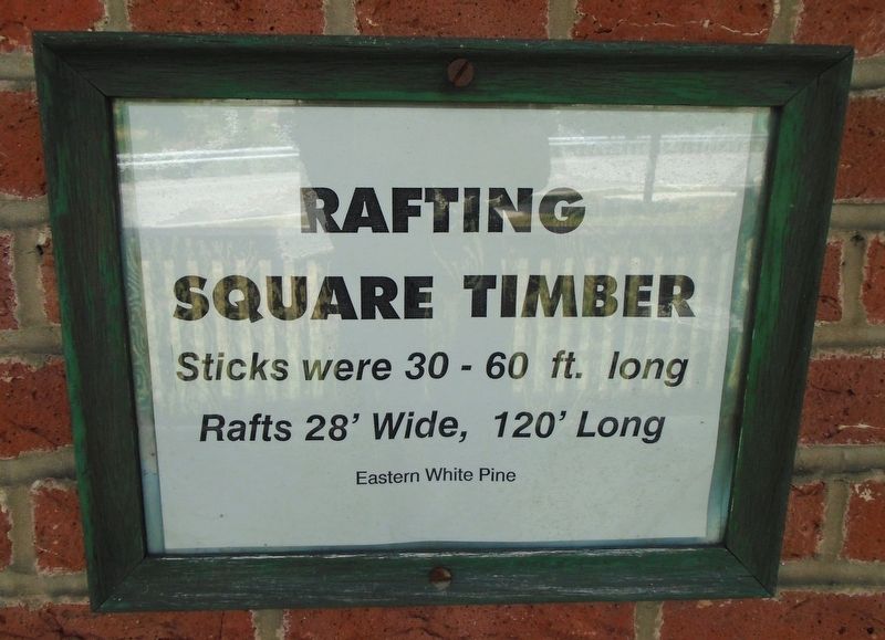Clearfield County Bicentennial Raft Timber Marker. Click for full size. Clearfield County Bicentennial Raft Timber Marker image. Click for full size.