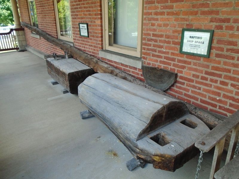 Clearfield County Bicentennial Raft Remnants. Click for full size. Clearfield County Bicentennial Raft Remnants image. Click for full size.