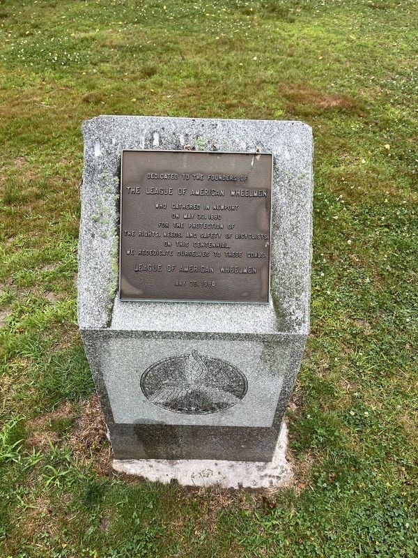 The League of American Wheelmen Marker. Click for full size. The League of American Wheelmen Marker image. Click for full size.