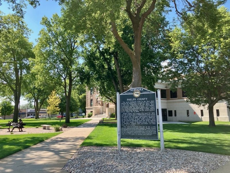 Phelps County Marker at Phelps County Courthouse.. Click for full size. Phelps County Marker at Phelps County Courthouse. image. Click for full size.