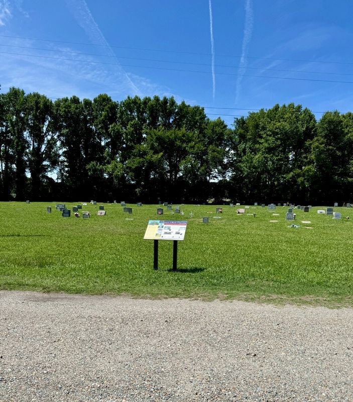 Pleasant Shade Cemetery Marker. Click for full size. Pleasant Shade Cemetery Marker image. Click for full size.