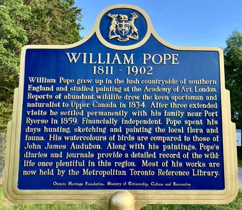 William Pope (1811-1902) Marker image. Click for full size.
